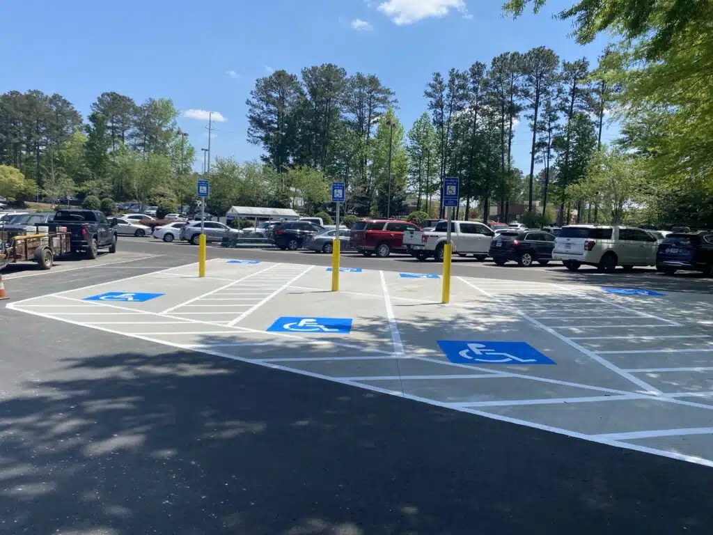 Wilshire Pavilion Commercial Paving Project in Peachtree City, GA