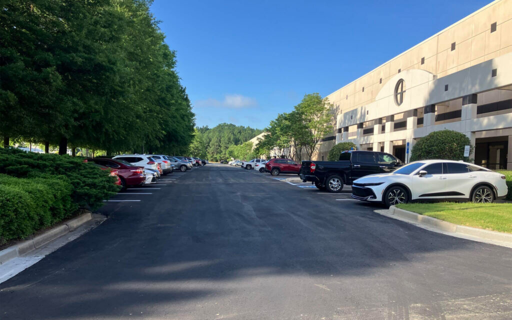 Forest Park Parking Lot Finished