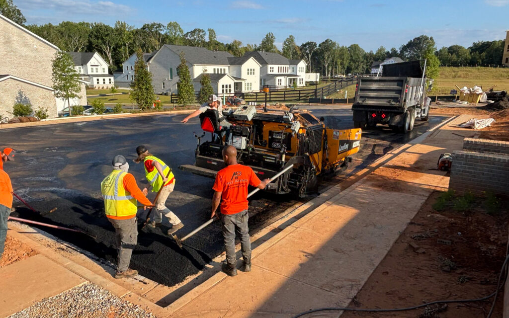 Asphalt work in Northfield