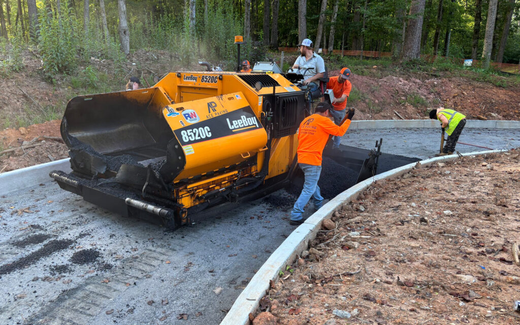 Private Road Construction in Progress