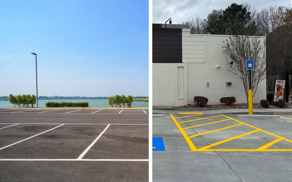 Asphalt Vs Concrete For Commercial Parking Lots