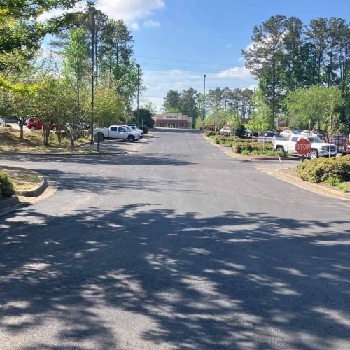 Peachtree City Shopping Center parking lot